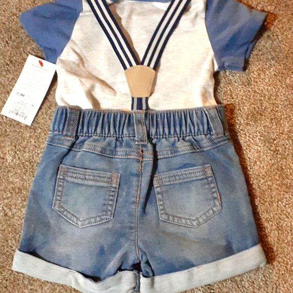 Baby Cat & Jack 2-Piece Short Set | 0-3M | Heather - Picture 6 of 8